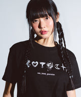 KITSCH TATTOO LETTERING SHORT SLEEVE (BLACK)