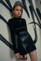 パイピングクロップトップス / Piping Crop Top (4573559488630)