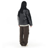 GLOSSY SHORT DOWN PUFFER