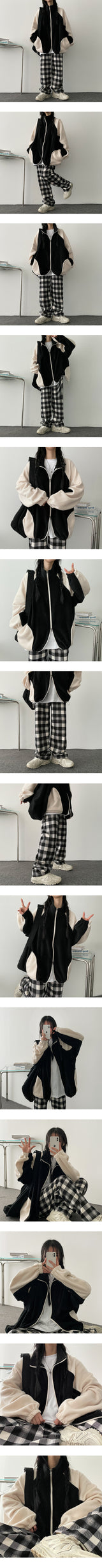ラフタップチェックバンディングパンツ