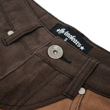 2 TONE PATCHWORK TROUSERS