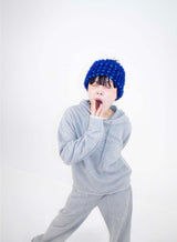 0MW tough cutting hoodie_melange gray