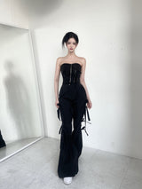 リボンタイマーティーパンツ/866. Ribbon tie multy pt (2color)