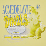 DIN2LS CREATURE LETTERING SHORT SLEEVE T-SHIRT (YELLOW)