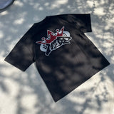 キングロゴラインストーンTシャツ