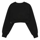 BLACK ATHR CROP SWEATSHIRT