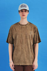 ダイウェーブオーバーロックTシャツ / ベージュ