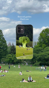 ブロッコリーガーデンハードスマホケース/Broccoli garden hard case