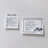 デイリードローイングメモ - M / Daily drawing memo - M (set of 4)