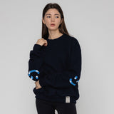 [UNISEX] Elbow SKY Cloud Drawing Smile Sweatshirt