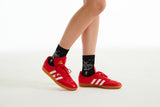 ウィティーバニースケッチグラフィックソックス／WITTY BUNNY SKETCH GRAPHIC SOCKS [CHARCOAL]