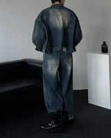 MG727 Garment Dining Denim Pants (3 colors)