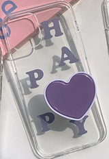 ヘプビパープルトランスペアレントケース / Hepbi Purple Transparent Case