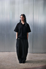 N-BT POCKET 1/2 COLLAR-TEE (Black)
