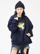 オーバーフィットロゴスウェットシャツ/Overfit Panatique Logo Sweatshirt_2color