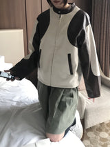 Rock chic motor leather jacket 