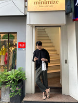 サマーアイスクロップドワイドパンツ