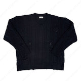 ウィステッドダメージニット/SK wisted damage knitwear (4 colors)