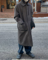 ウールセンスインナーフードコート/wool sense inner hood coat 2color