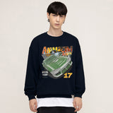 グリーンレーシングスマイルスウェットシャツ/Green Lacing Smile Sweatshirt