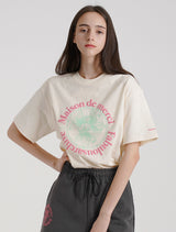 ウィメンズ ルリスリラックスクロップTシャツ(FCC2TS385W)