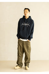 MASS THORN DESTROYED HOODIE MFHHD004-NV