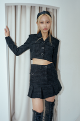 ツイードジャケット / tweed jacket_black