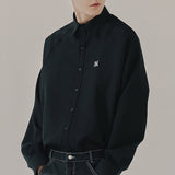 ラグランスリットシャツ / RAGLAN SLIT SHIRT_BLACK
