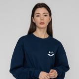 [UNISEX] Small Cloud Drawing Smile Sweatshirt