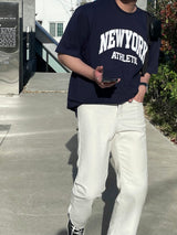 ニューヨークプリントTシャツ / [MADE]NEVERDOWHY NEWYORK PRINTING T-SHIRTS