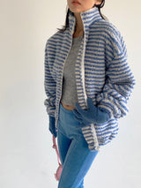 ストライプフリース/Striped Fleece [ Gray ]
