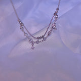Starlight Cubic Ball Chain Choker