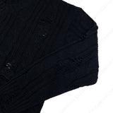 ツイストダメージニット/SK Twisted DAMAGE Knitwear (4 colors)
