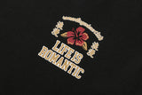 オリエンタルフラワーTシャツ / ORIENTAL FLOWER TEE_BLACK