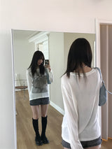 Paisley graphic r-neck T 