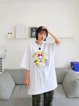 スマイルキャットショートスリーブTシャツ / VENTIQUE Smile Cat Short Sleeve T-shirt 3color