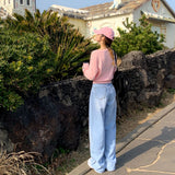 アクアデニムワイドパンツ