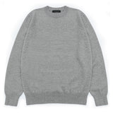 SOFT CREW NECK KNIT GRAY