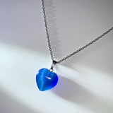 Catseye necklace (6671340699766)