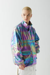 アノラックジャケット / BSR2223FWJK096 RTR ANORAK JACKET HOLOGRAM GREEN