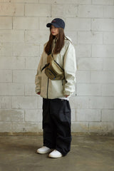 アクティブフーデッドジャケット/BSR2223FWJK042 ACTIVE HOODED JACKET CREAM