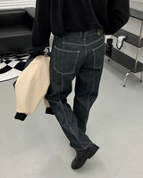 オウンインラインダイイングデニムパンツ / OWN Inline Dying Denim Pants (1 colors)
