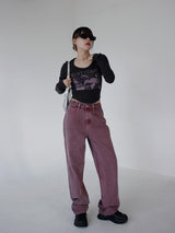 ワインダイイングパンツ / no.1787 Wine Dying Pants (3color)