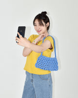 フルーツネットホーボーバッグ/fruit net hobo bag (blueberry)