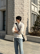 LMN ミュートワイドデニムパンツ / LMN Mute Wide Denim Pants (blue)