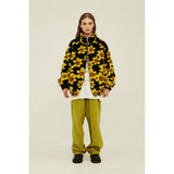 フラワーベアフラフィージャケット / Flower Bear Fluffy Jacket_Black