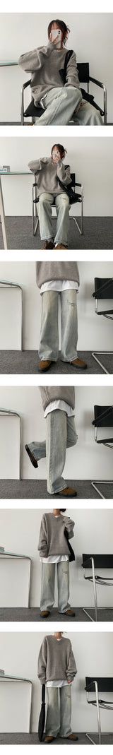 Febowwashing demigodenim pants