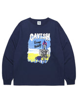 スノーウィホリデーロングスリーブTシャツ/SNOWY HOLIDAY LS TEE NAVY(CV2CFUT552A)