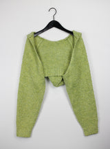 フードボレロニット/Hooded Bolero Knit (3color)