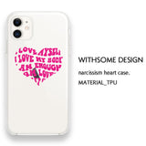 ナルシシズムハートアイフォンケース/Narcissism Heart Phone Case (Pink)